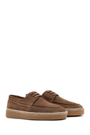 Men's Mink Lace-Up Suede Leather Casual Shoes | Derimod