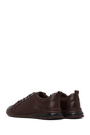 Men's Brown Lace-Up Leather Casual Sneaker | Derimod