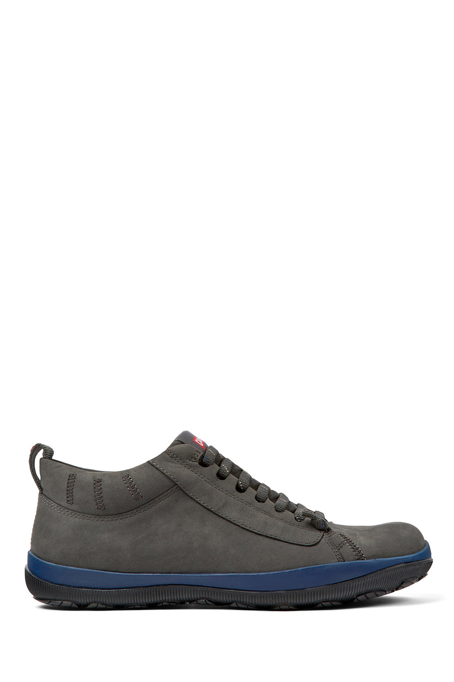 Camper Men's Black Gray Peu Pista Gm Nubuck Leather Sneaker K300285 | Derimod