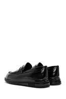 Men's Black Leather Casual Loafer | Derimod
