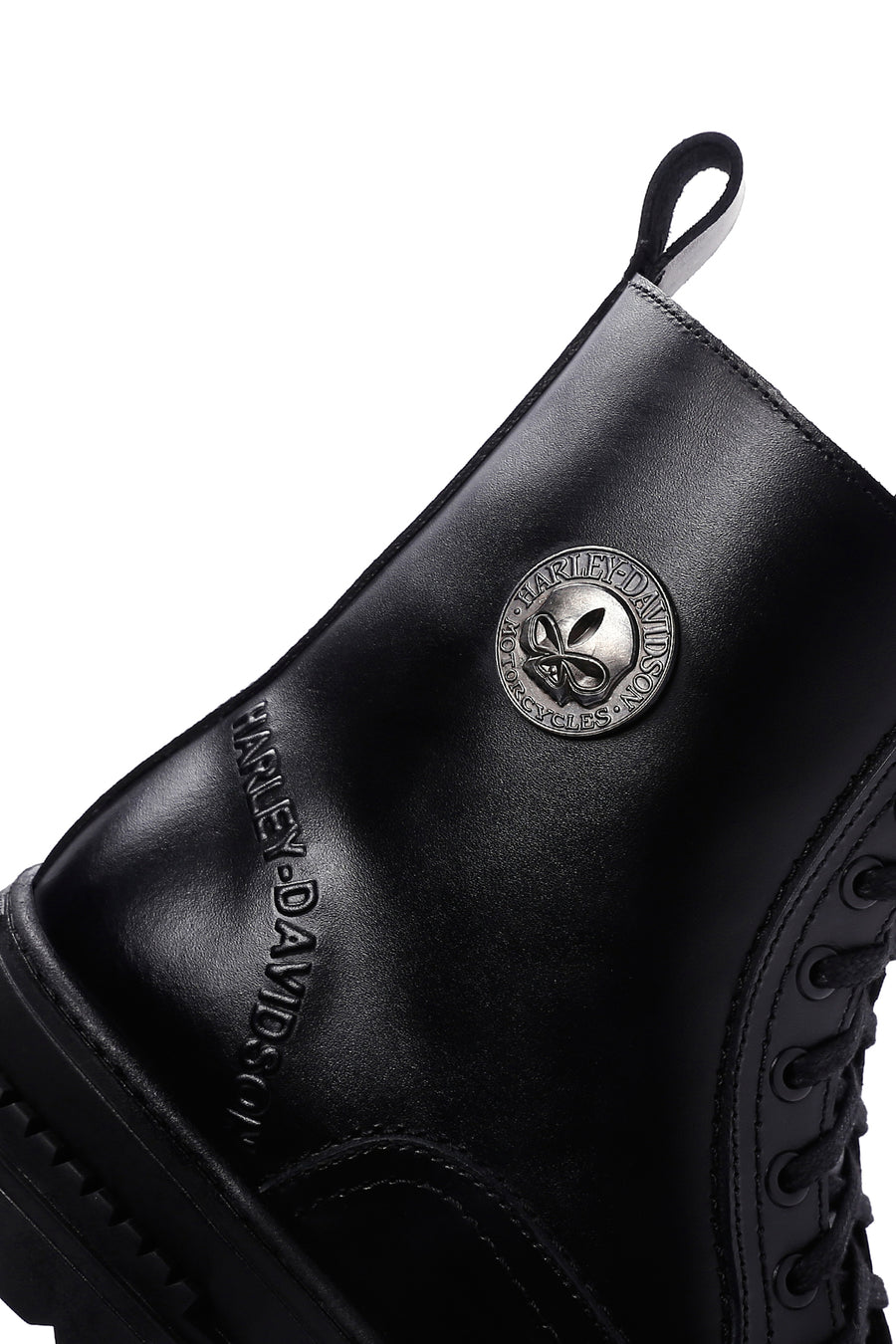 Harley Davidson Men's Black Asrid Exc Leather Boots