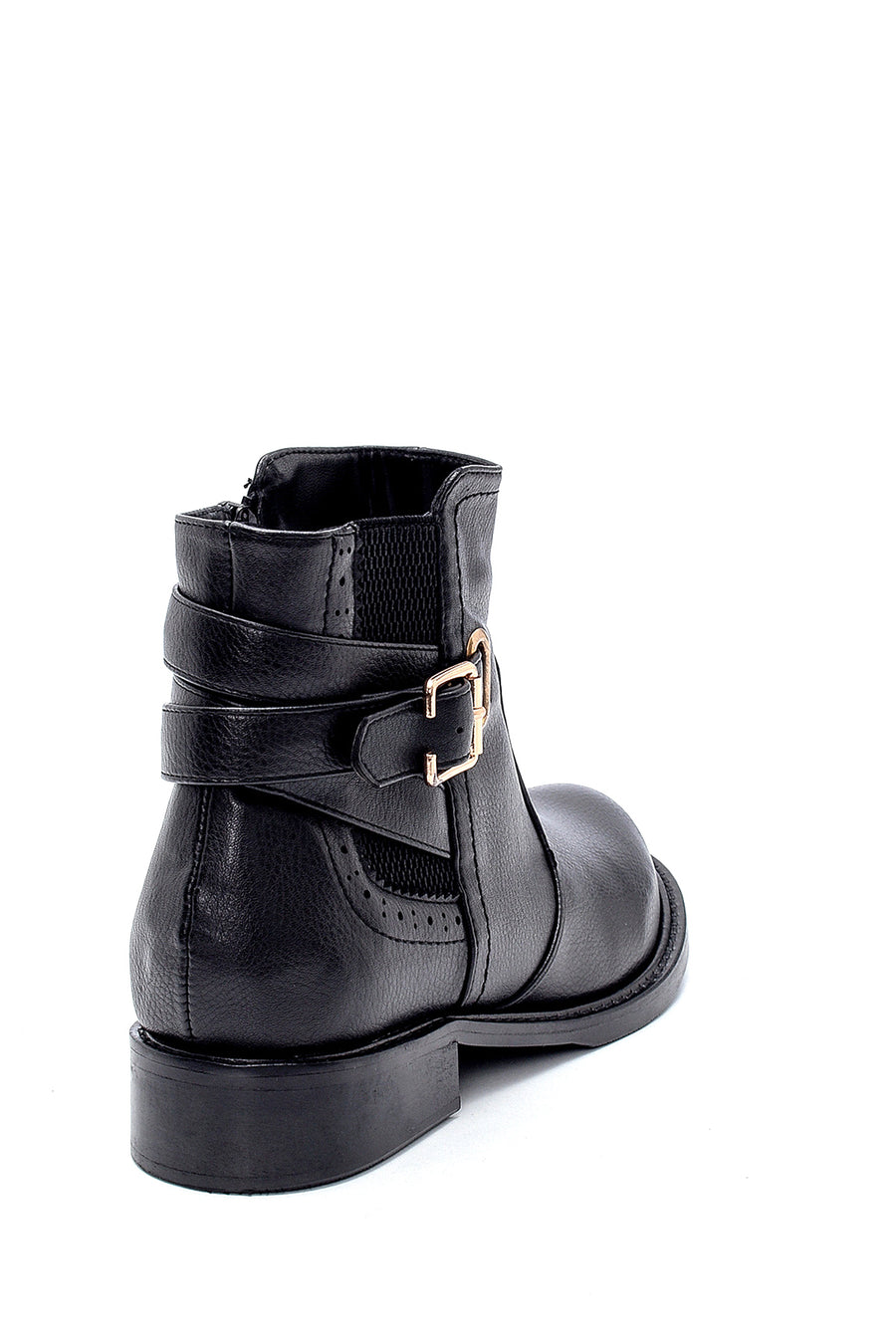 Women's Buckle Detailed Boots