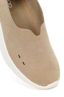 Women's Beige Chunky Suede Shoes | Derimod