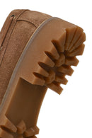 Woman Walnut Lace-Up Thick-Soled Suede Casual Shoes | Derimod