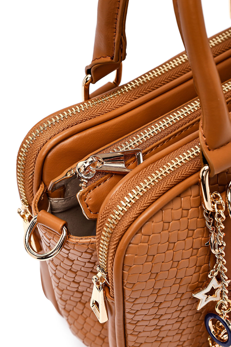 Women's Brown Long Strap Printed Classic Shoulder Bag