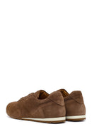 Male Brown Lace-Up Suede Leather Sneaker | Derimod