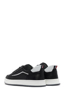 Men's Black Lace-up Leather Sneaker | Derimod