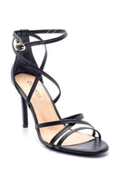 Women's Leather Heeled Sandals | Derimod