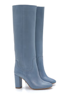 Women's Leather Heeled Boots | Derimod