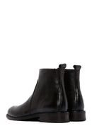 Men's Brown Zippered Leather Casual Boots | Derimod