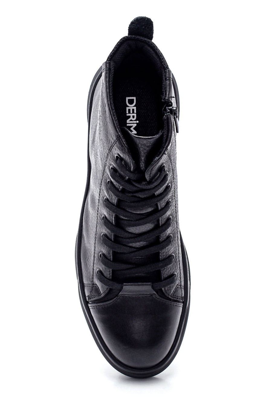 Men's Leather Zippered Boots
