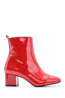 Women's Heeled Patent Leather Boots | Derimod
