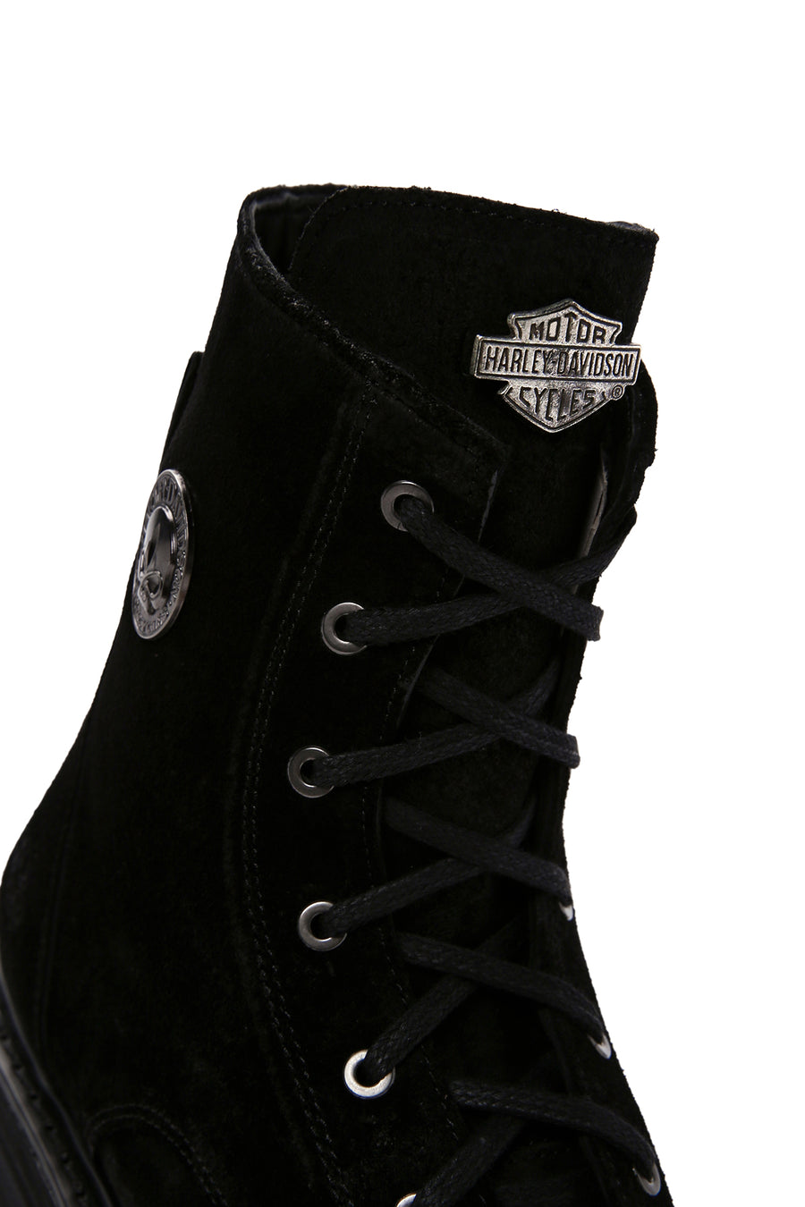 Harley Davidson Men's Black Vilfrid Exc Nubuck Leather Boots