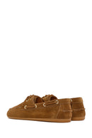 Women's Tan Lace-up Suede Leather Shoes | Derimod