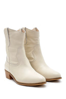 Women's Leather Cowboy Boots | Derimod