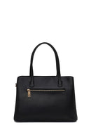 Woman Black Classic Shoulder Bag with Long Strap | Derimod