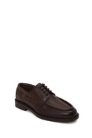 Male Brown Lace-up Thick-Soled Leather Casual Shoes | Derimod