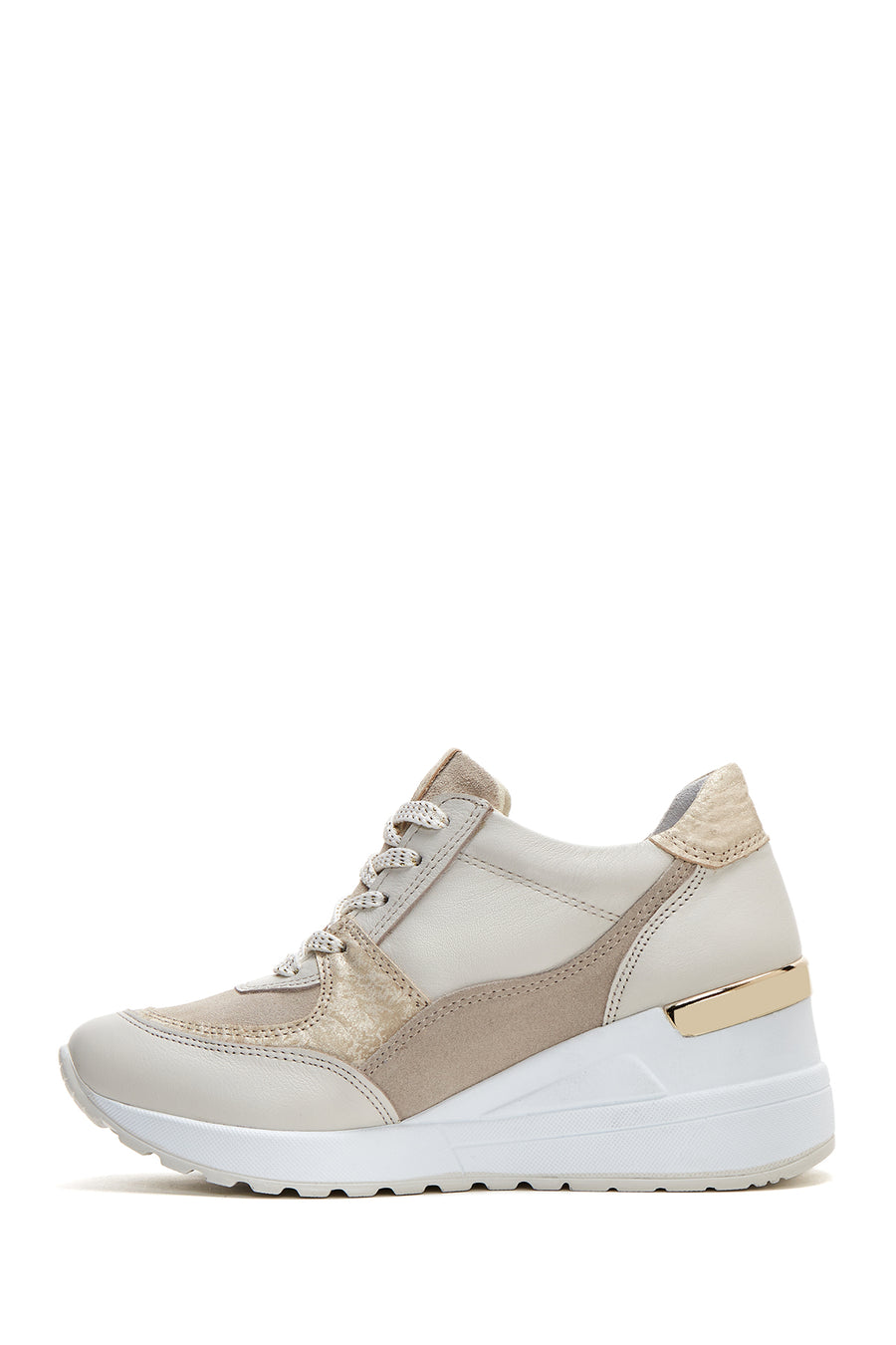 Kadın Deri Yüksek Taban Sneaker