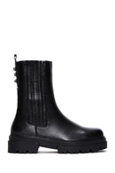 Women's Black Zipper Boots | Derimod