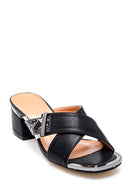 Women's Casual Heeled Slippers | Derimod