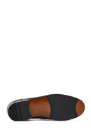 Derimod Black Male Navy Leather Classic Loafer | Derimod