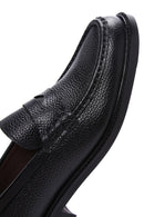 Men's Black Leather Classic Loafer | Derimod