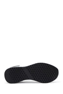Women's Black Leather Sneaker | Derimod