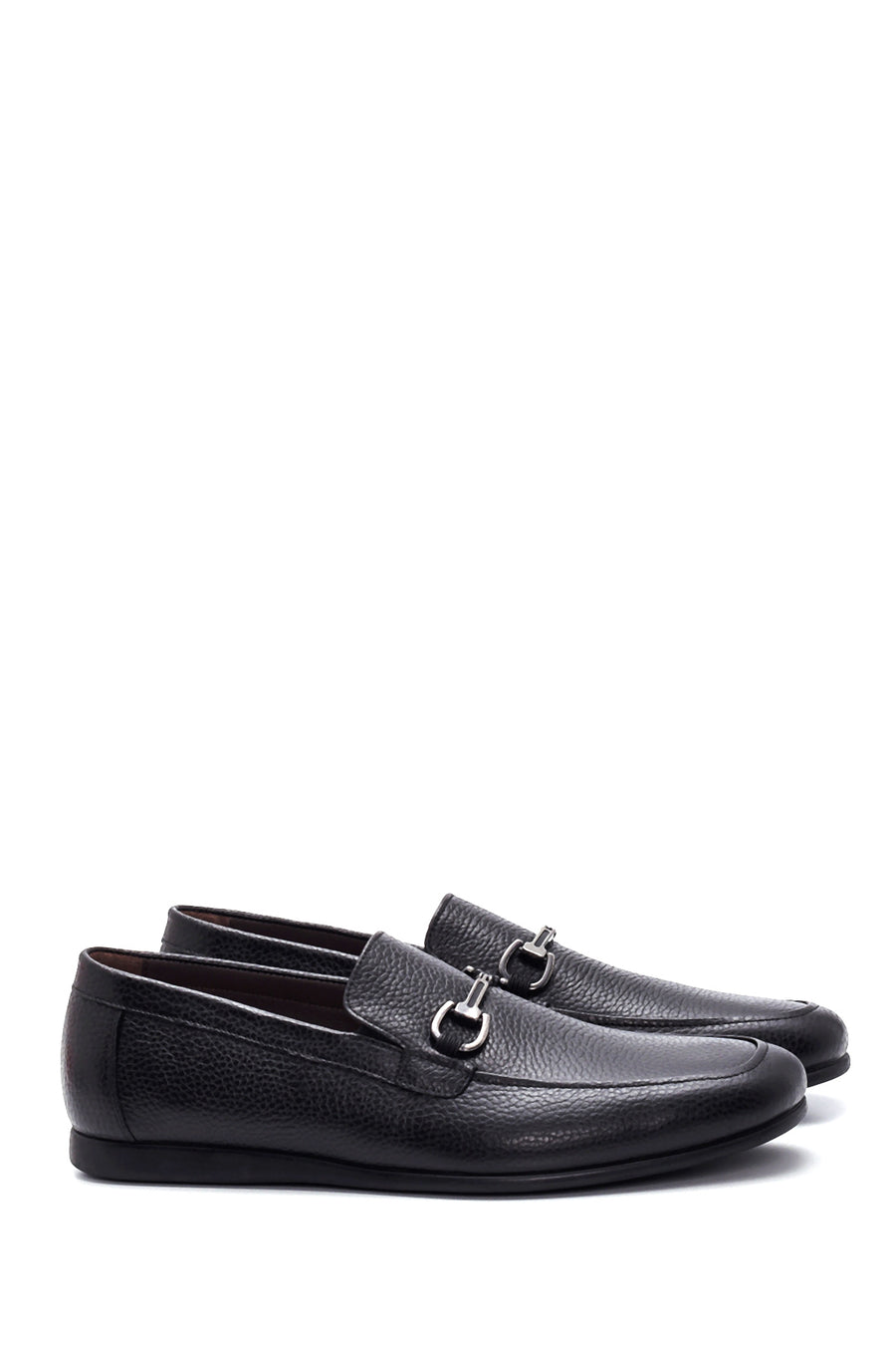 Men's Leather Buckle Loafer