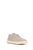 Male Beige Leather Casual Shoes | Derimod