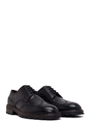 Male Black Lace-up Leather Casual Shoes | Derimod
