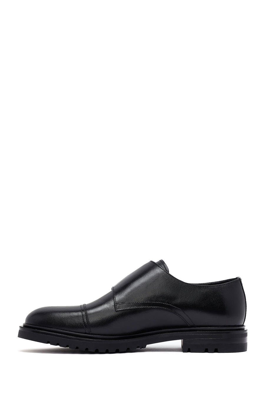 Male Black Leather Classic Shoes