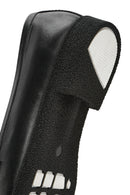 Women's Black Buckle Leather Loafer | Derimod