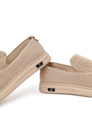 Male Beige Patterned Fabric Loafer | Derimod
