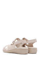 Kadın Bej Comfort Sandalet | Derimod