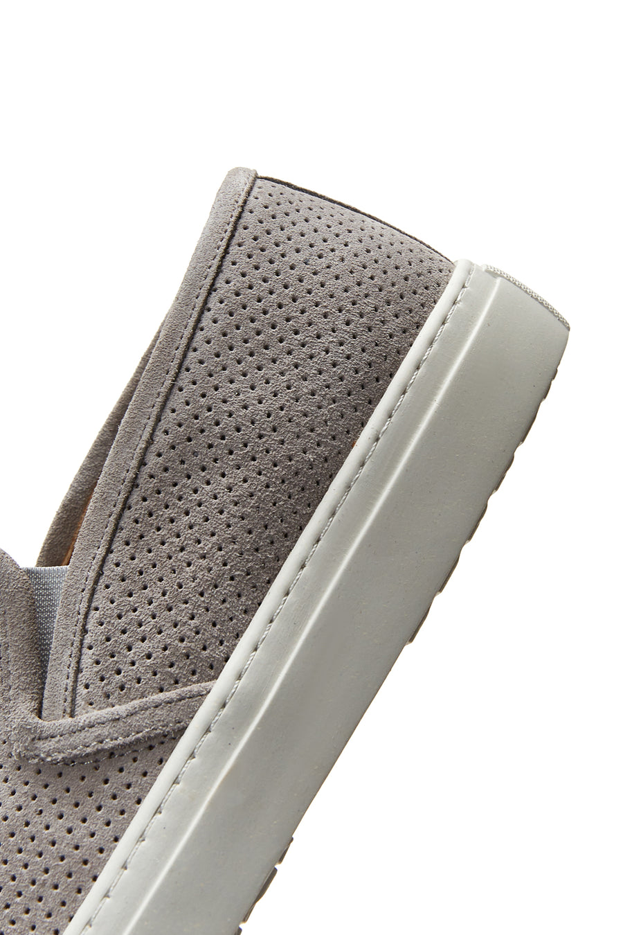 Men's Gray Suede Leather Sports Loafer
