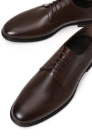 Male Brown Lace-up Leather Casual Shoes | Derimod