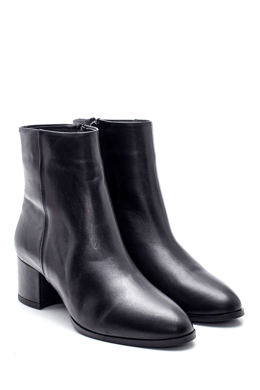 Women's Leather Heeled Boots