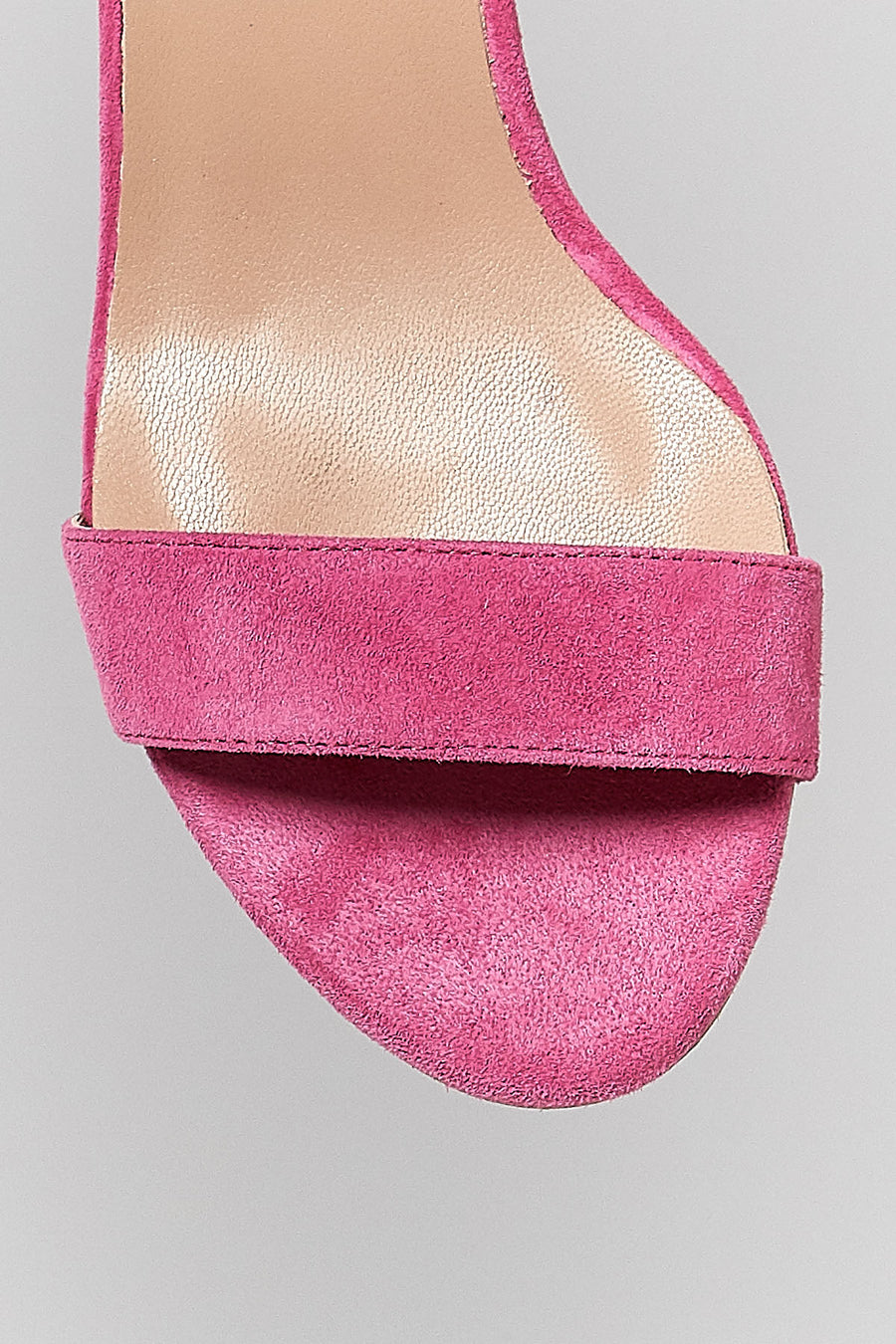 Suede Ankle Strap Women's Leather Heeled Sandals