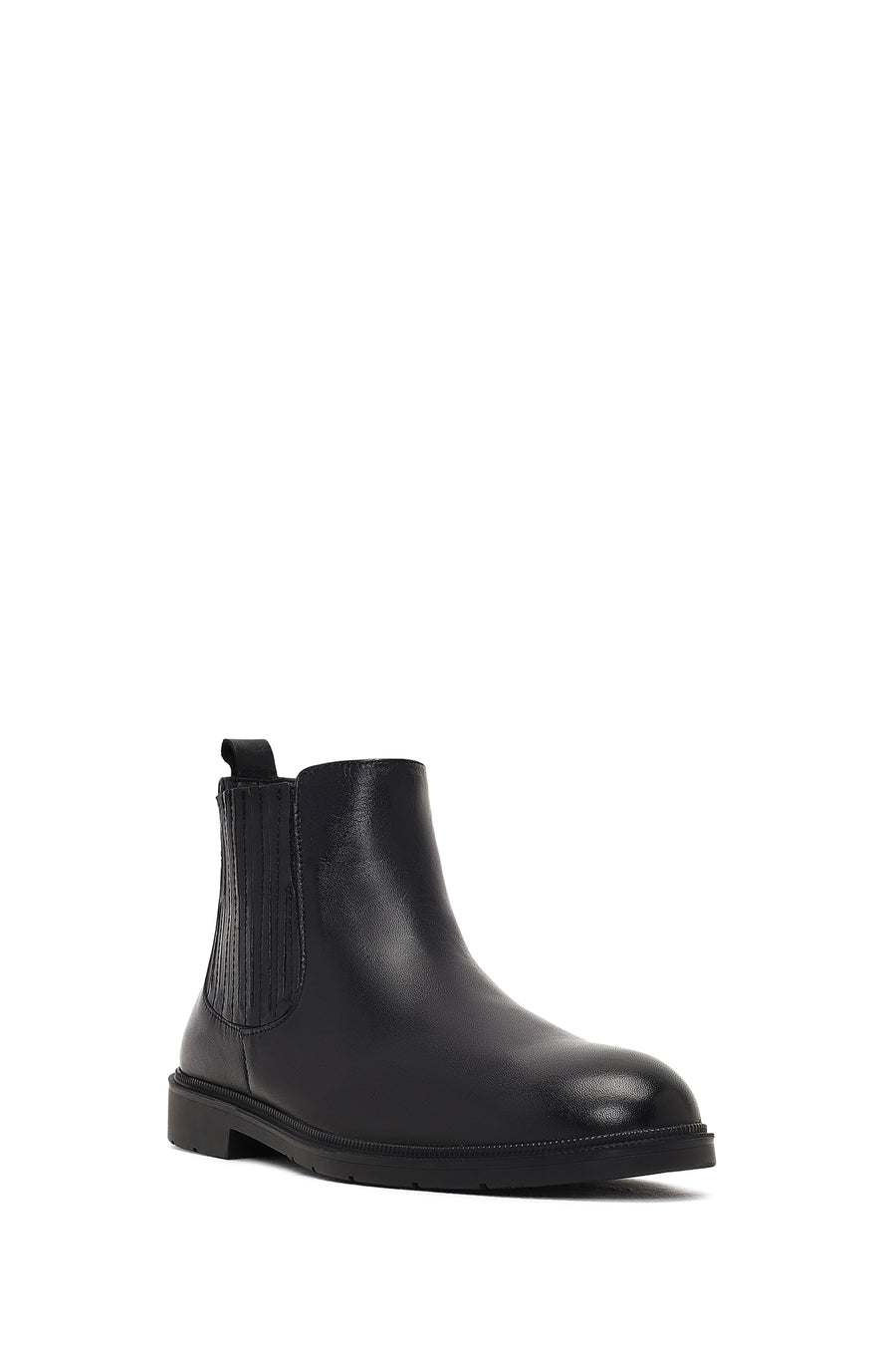 Men's Black Leather Chelsea Boot