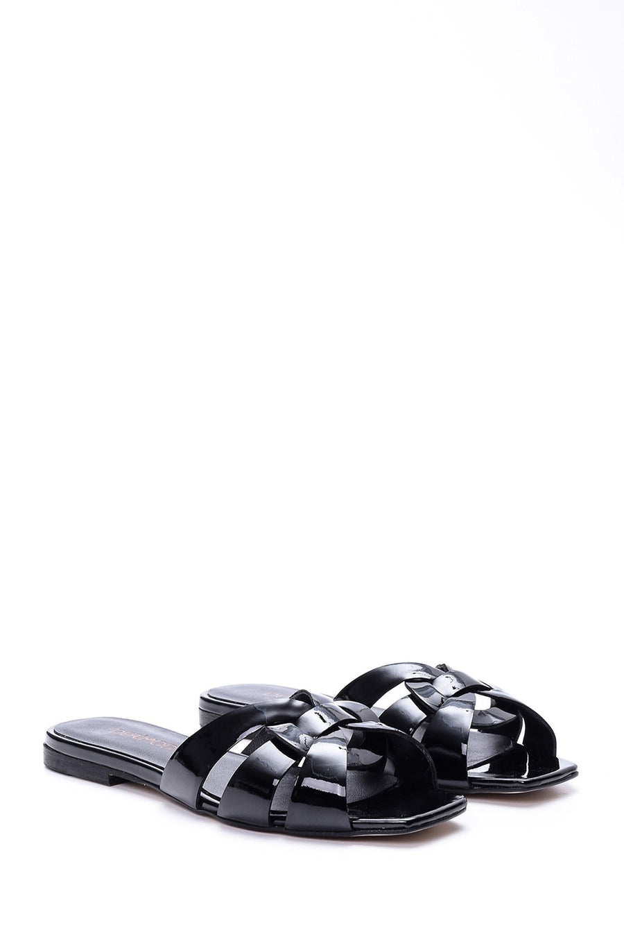 Women's Patent Leather Slippers