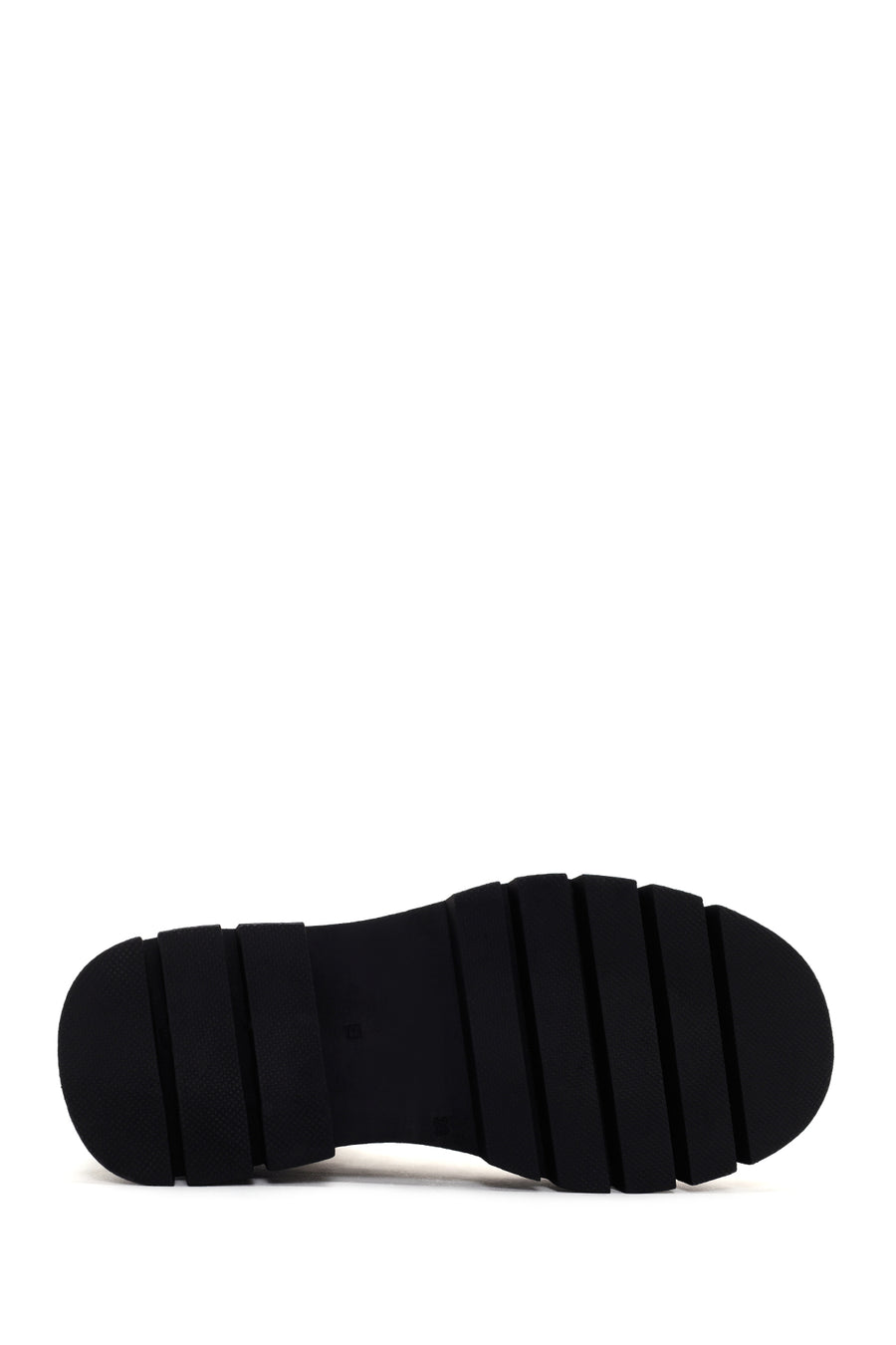 Women's Black Thick Soled Zippered Boots