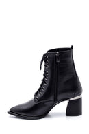 Women's Heeled Leather Boots | Derimod