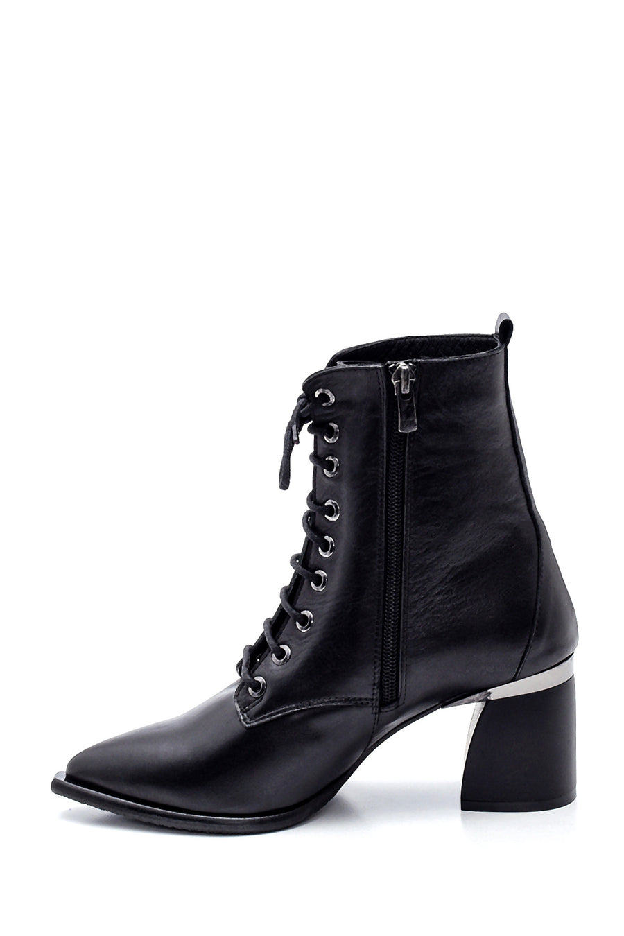 Women's Heeled Leather Boots