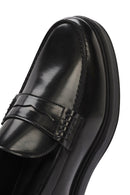Erkek Siyah Deri Loafer | Derimod