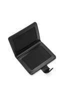 Men's Black Leather Card Holder | Derimod