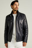 Ballet Men's Leather Jacket | Derimod