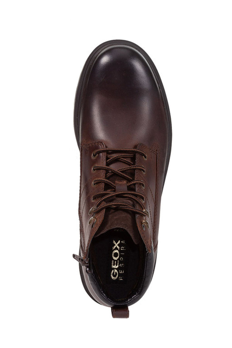 Geox Men's Brown Andalo Lace-Up Leather Boots