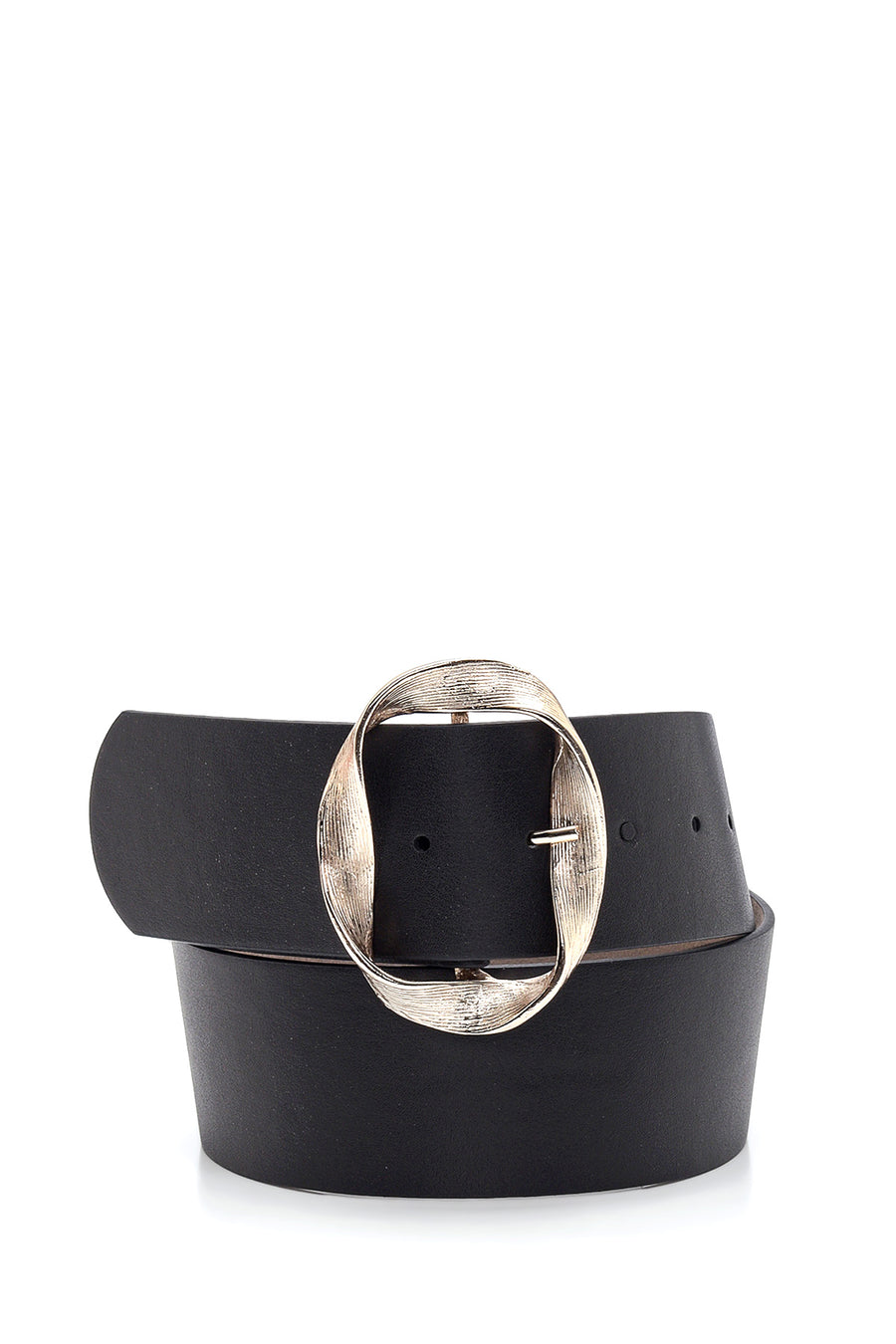 Women's Geometric Buckle Belt 000A2D256318 | Derimod