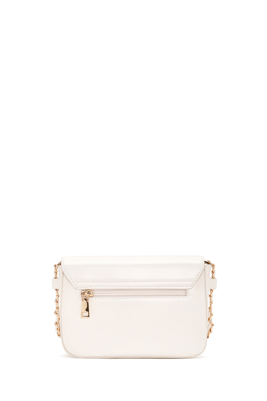Women's White Long Strap Crossbody Bag