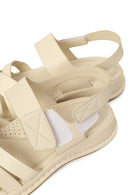 Woman Cream Strap Thick-Soled Comfort Sandal | Derimod